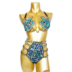 Royal blue / Bra36C Panty M