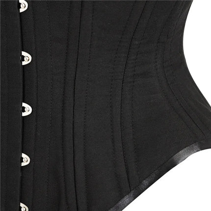 20 Steel Bone Cotton Underbust Corset Heavy Duty Waist Trainer Cincher