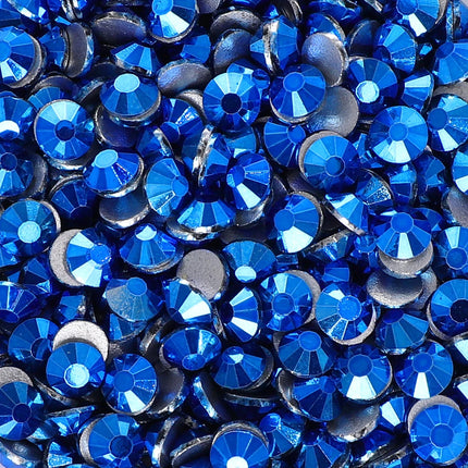 SS6-SS30 Top Quality Metallic Non-Hotfix Flatback Glass Rhinestones