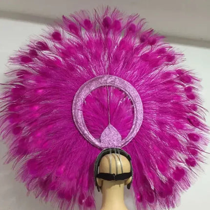 The Stardust Mirage – Premium Mohawk Feather Samba Carnival Headdress
