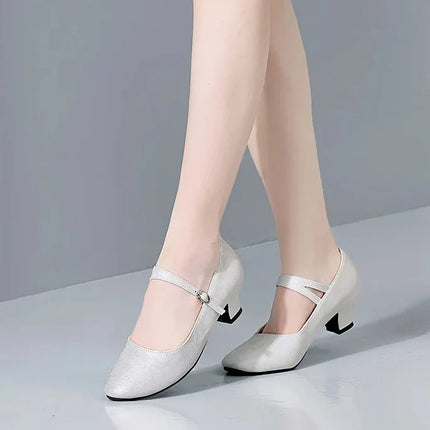 The Stardust Blossom Chinoiserie Dance Pump – Vintage Latin & Cabaret Heel