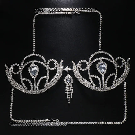 Crystal Bikini Top Body Chain