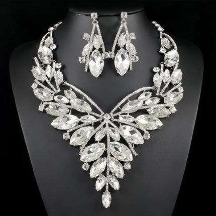 Crystal Statement Jewelry Set