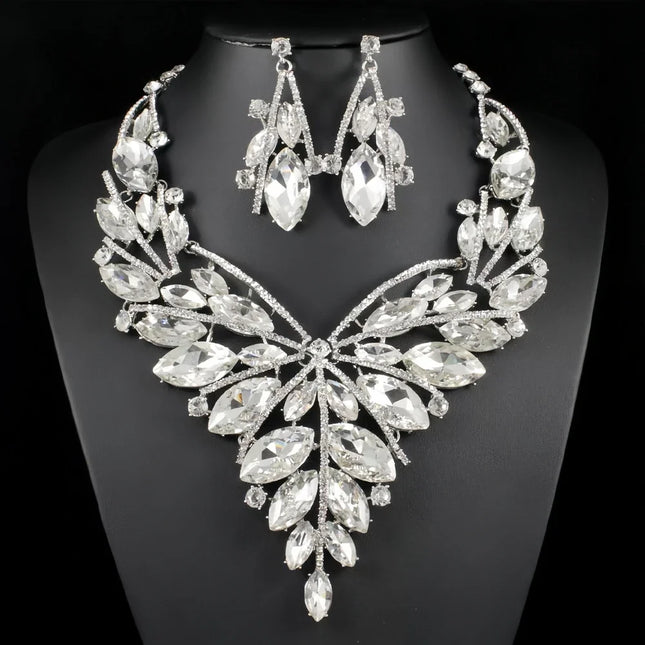 Crystal Statement Jewelry Set