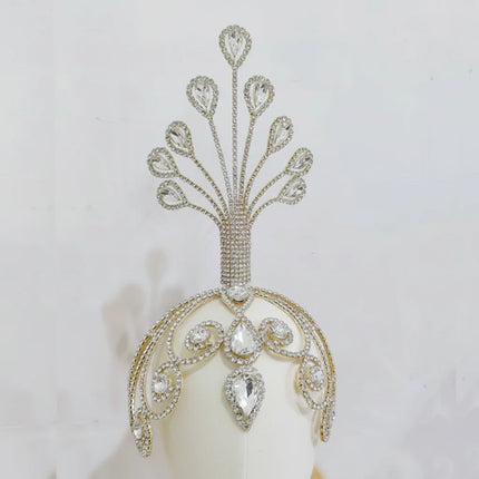 Rhinestone Tall Headpiece Base