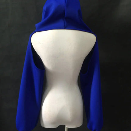 The Stardust Kinetic Cyber Hoodie – Cropped Gogo & Streetwear Dance Top