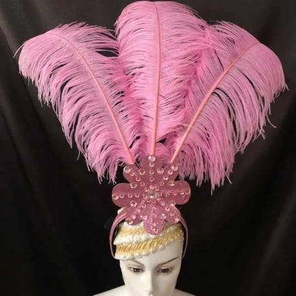 The Stardust Flora Cabaret Crown – Five-Flower Rhinestone Headdress