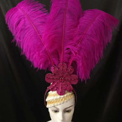 The Stardust Flora Cabaret Crown – Five-Flower Rhinestone Headdress