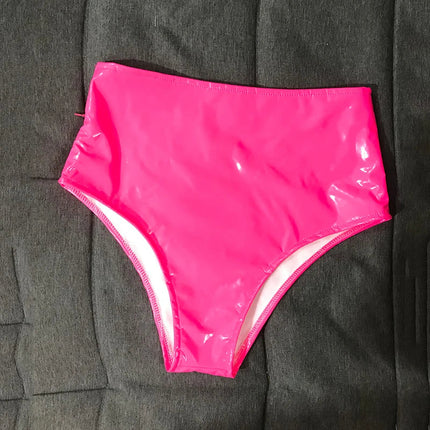 Glossy Metallic Triangle Performance Shorts
