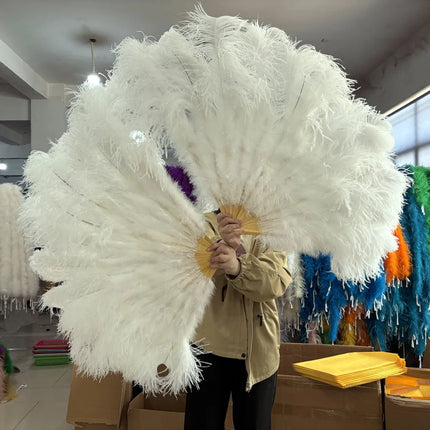 130CM Ostrich Feather Fans