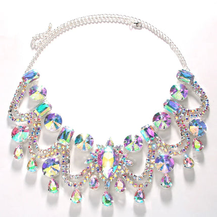 Rhinestone Statement Necklace