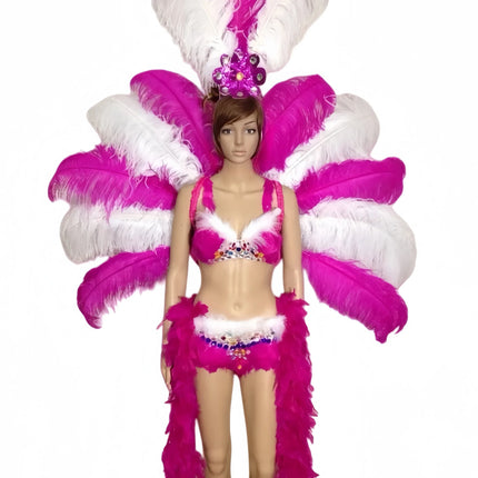 The Stardust Victoria Sovereign – Deluxe Angel Feather Wing & Headdress Stage Costume Set