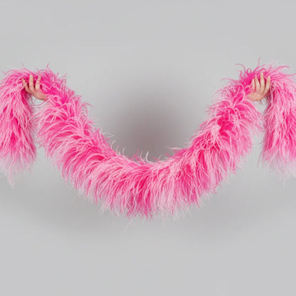 Mixed Color Ostrich Feather Boa & Shawl (2 Meters)