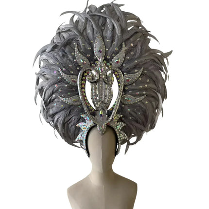 The Stardust Copacabana Feather Crown – Samba Parade Headdress