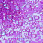 Shimmer DK Purple / Mix Size(SS6-SS20) / 1440Pcs