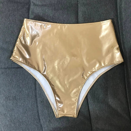 Glossy Metallic Triangle Performance Shorts