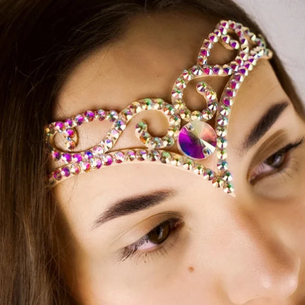 Rhinestone Drop Head Chain Headpiece