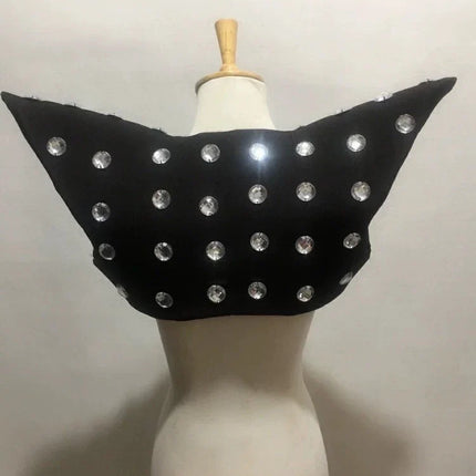 Avant-Garde Showgirl Shoulder Armor Vest – Carnival Stage & Performance Collar Piece