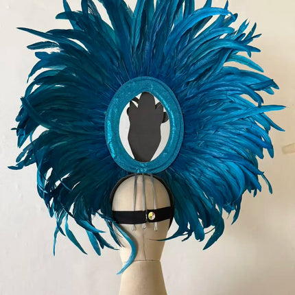 The Stardust Copacabana Feather Crown – Samba Parade Headdress