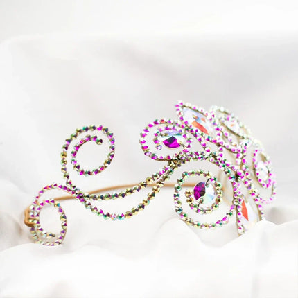 Rhinestone Headpiece Chain Tiara Jewelry
