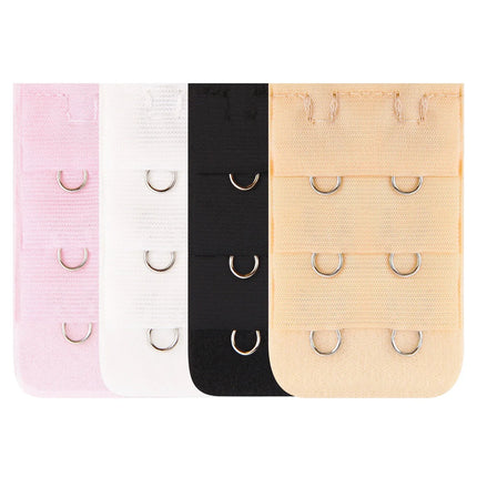 Soft Elastic Bra Extender Strap Sets (2, 3, & 4 Hook Options)