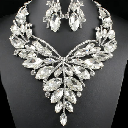 Crystal Statement Jewelry Set