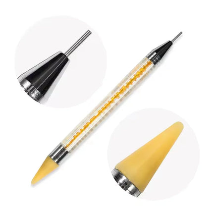 Wax Rhinestone Pen Dual-Tip