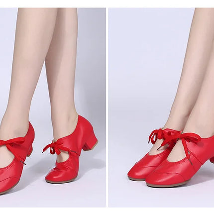 The Stardust Encore Practice Oxford – Leather Latin & Jazz Dance Shoe