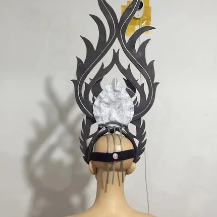 FASHIONABLE AND EXQUISITE HEADDRESS FEATHERS SAMBA DANCE CARNIVAL HALLOWEEN PARTY LATIN DANCE BAR PERFORMANCE HAT MASQUERADE