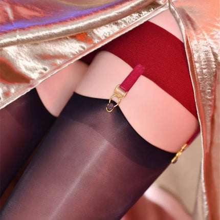 High-Waist Elastic Leg Harness Garter Belt Bandage Panty Costume Accessory