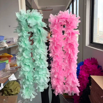 Fluffy Turkey Feather Performance Boa (2 Meters)