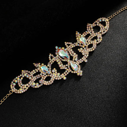 AB Rhinestone Leg/Thigh Chain Jewelry