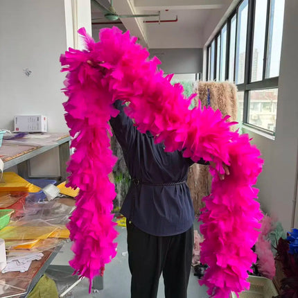 Fluffy Turkey Feather Performance Boa (2 Meters)
