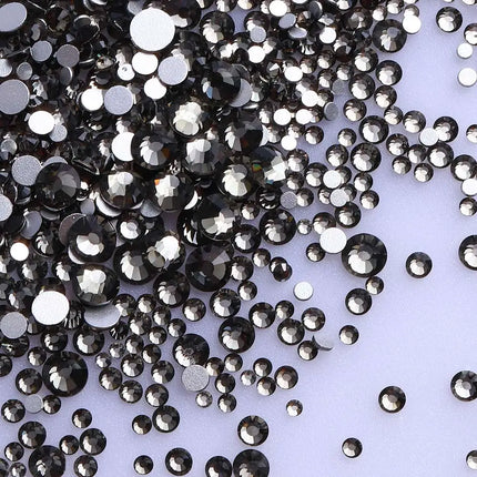 1440PCS SS3-SS20 Mix Size Non-Hotfix Glass FlatBack Rhinestones