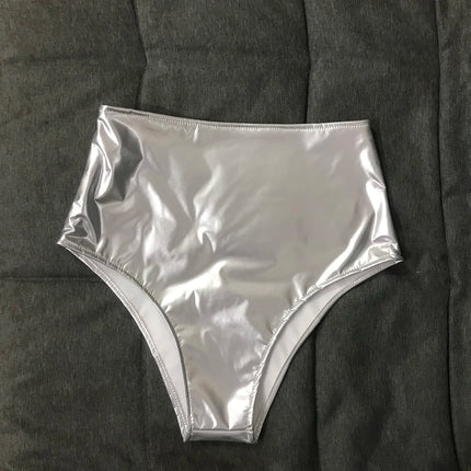 Glossy Metallic Triangle Performance Shorts