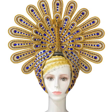 Brazil Rio Spanish Cuba Santiago Havana Venice Dionysia carnival Float Mask dress masque ball costume samba Golden Crown