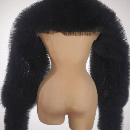 Silver Mirror Asymmetrical Bodysuit, Sculpted Captain Hat & Puffer Bolero Coat 3-Piece Stage Costume Set