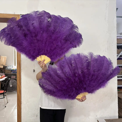 90CM Ostrich Feather Fans