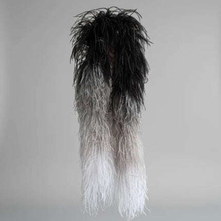 Mixed Color Ostrich Feather Boa & Shawl (2 Meters)