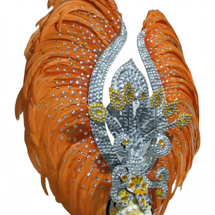The Stardust Luminary – Premium Feathered Carnival & Samba Halo Headdress
