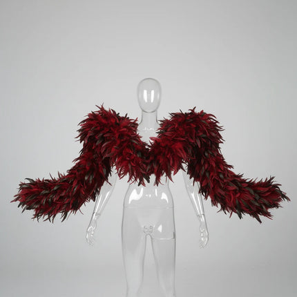 Natural Fluffy Rooster Feather Marabou Boa