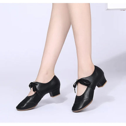 The Stardust Encore Practice Oxford – Leather Latin & Jazz Dance Shoe