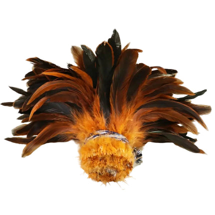 Natural Rooster Saddle Feather Strung Fringe (1 Roll)