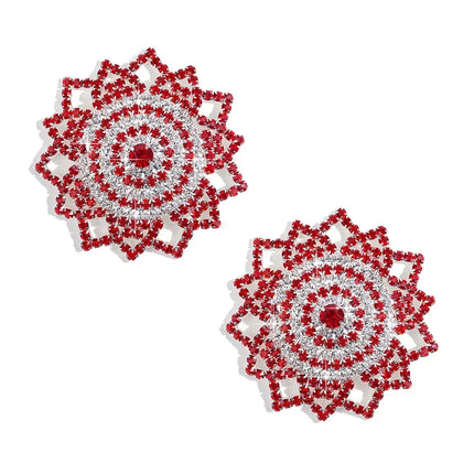 Sparkling Rhinestone Reusable Nipple Pasties Set