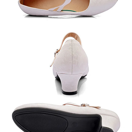 The Stardust Blossom Chinoiserie Dance Pump – Vintage Latin & Cabaret Heel