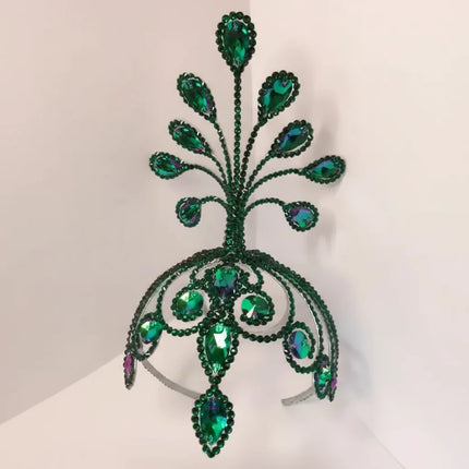 Peacock Rhinestone Headpiece