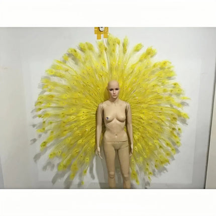 The Stardust Victoria Cabaret – Deluxe Angel Feather Wing & Headdress Stage Costume Set