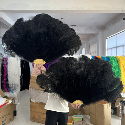 90CM Ostrich Feather Fans