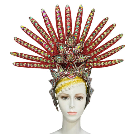 Brazil Rio Spanish Cuba Santiago Havana Venice Dionysia carnival Float Mask dress masque ball costume samba Golden Crown
