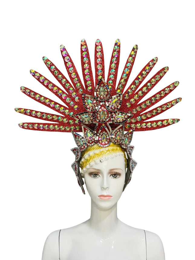 Brazil Rio Spanish Cuba Santiago Havana Venice Dionysia carnival Float Mask dress masque ball costume samba Golden Crown